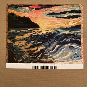 Art Print of seller's Acrylic painting 11X14 Fine art paper "Clouds A-Writhing"